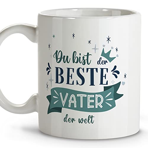 Vater Tasse. Tassen mit Botschaften. Originale Frühstückstassen. Keramikbecher 330 ml. Geschenke mit Phrasen. Vater der welt Vater Tasse. Tassen mit Botschaften. Originale Frühstückstassen. Keramikbecher 330 ml. Geschenke mit Phrasen. Vater der welt von LolaPix