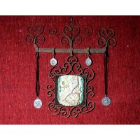 Alte Ikone Der Taufe, Altar Mit Aufdruck, Metallaltar, Reliquiar Zum Aufhängen, Alter 20Er Jahre Alte Ikone Der Taufe, Altar Mit Aufdruck, Metallaltar, Reliquiar Zum Aufhängen, Alter 20Er Jahre von LolaReligiousAntique