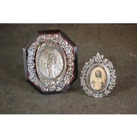 Ikone Jungfrau Mit Kind, Silberne Metall Ikonen, Religiöse Reliquiare, Set Silber Virgen Del Pilar Und Jesus Ikone Jungfrau Mit Kind, Silberne Metall Ikonen, Religiöse Reliquiare, Set Silber Virgen Del Pilar Und Jesus von LolaReligiousAntique