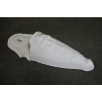 Wandvase, Hängevase, Religiöse Vase, Glasierte Keramik, Wandbular, Búcaro Mit Kreuz, Grab von LolaReligiousAntique