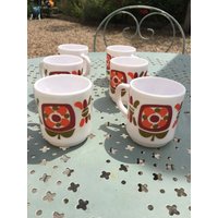 Arcopal Mobil Kollektion - 6 Vintage Kaffeetassen Retro Design Made in France Arcopal Mobil Kollektion - 6 Vintage Kaffeetassen Retro Design Made in France von LolaVintageDesign