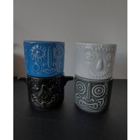 Ikea Tiki Set 4 Tassen Von Maria Vinka Frekvens Kollektion Jahr 2020 - Tasse Im Vintage-Design, Hergestellt in Schweden von LolaVintageDesign