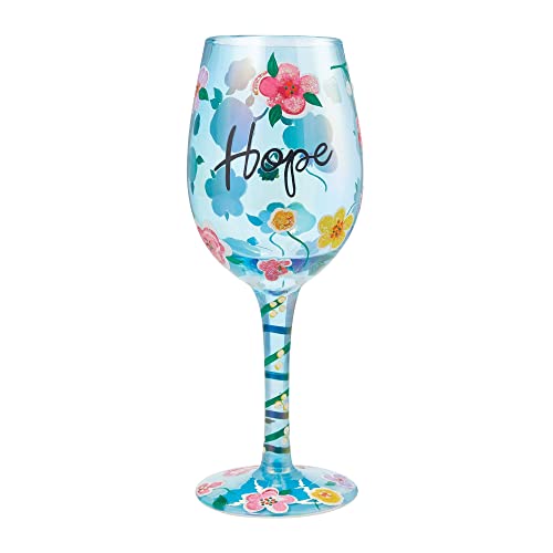 Lolita Be Hope Wine Glass von Enesco