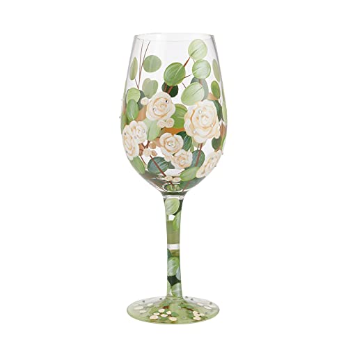 Lolita Bouquet In Bloom Wine Glass von Enesco