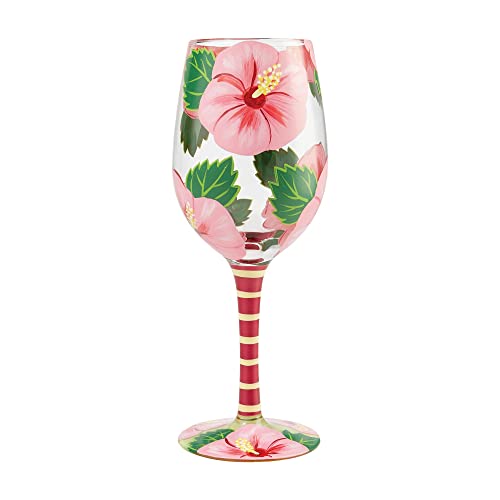 Lolita Hibiscus Dreams Wine Glass von Enesco