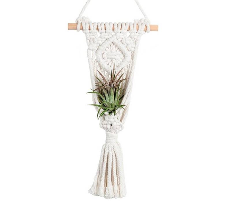 Kaket Dekohänger Boho Makramee Blumenampel, Blumentopf Pflanzen Halter Aufhänger (1 St) von Kaket