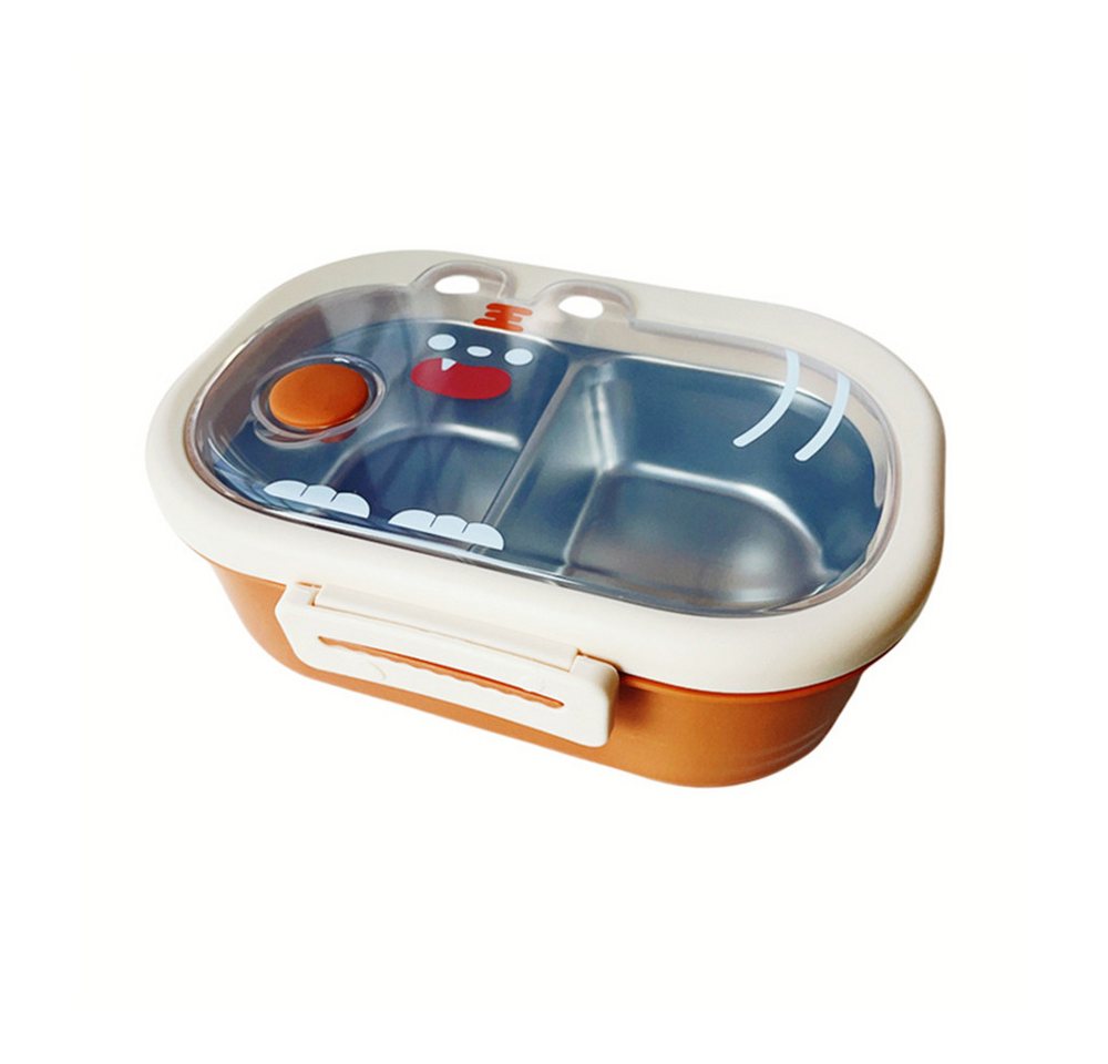 Lollanda Lunchbox Edelstahl Brotdose Kinder mit Fächern, Lunchbox mit Trennwand, BPA freie Bento Box von Lollanda