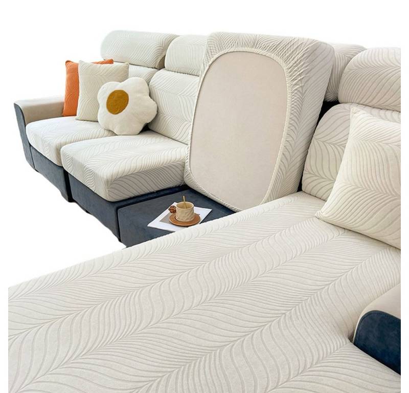 Kaket Sofahusse Sofabezug L Form Sofa Überzug Universal Couchbezug Für 1/2/3/4 Sitzer, Couch überzug Ecksofa von Kaket