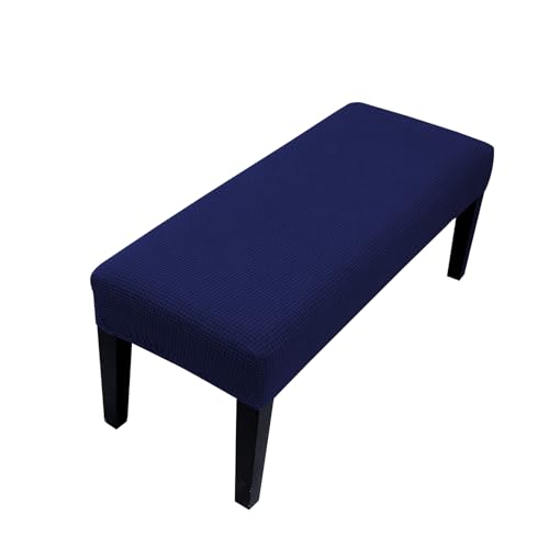 Lollanda Universal-Bezug für Esszimmer-Bank, Stretch Dining Bench Cover, Elastische Stretch Husse für Hotel, Bankett, Restaurant, Wohnzimmer, Schlafzimmer (Dunkelgrün) von Lollanda