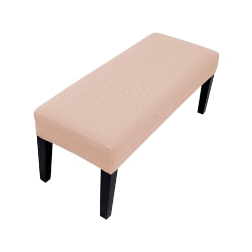 Lollanda Universal-Bezug für Esszimmer-Bank, Stretch Dining Bench Cover, Elastische Stretch Husse für Hotel, Bankett, Restaurant, Wohnzimmer, Schlafzimmer (Khakifarbe) von Lollanda