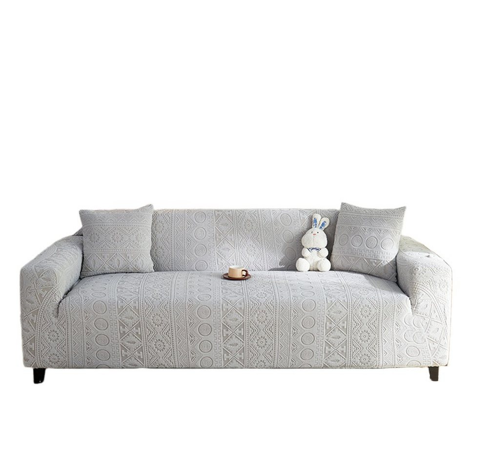 Sofahusse Stretch-Sofabezug Elastisch Couch Sesselbezug mit dezentem Muster, Lollanda von Lollanda