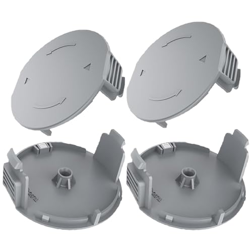 Kompatibel mit Bosch 18v-26, Universal GrassCut 18v-260,1 Stück Spulendeckel(Grau）Rasentrimmer Ersatzspule Kappe von Lolwwglm