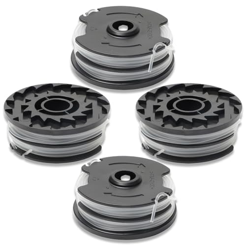 Rasentrimmer Ersatzspule Ersatzteile，4 Trimmer Fadenspule，Kompatibel Mit Parkside 20-Li PRT 50 PRT 300 PRT 550,Ersatzspule Rasentrimmer Spule von Lolwwglm
