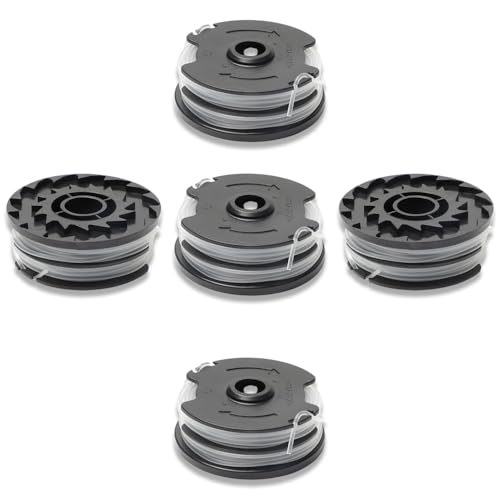 Rasentrimmer Ersatzspule Ersatzteile，5 Trimmer Fadenspule，Kompatibel Mit Parkside 20-Li PRT 50 PRT 300 PRT 550,Ersatzspule Rasentrimmer Spule von Lolwwglm