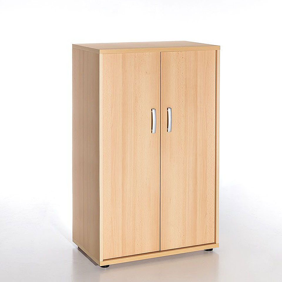 Lomadox Aktenschrank TYP1900 Büromöbel Büro Büroschrank Buche 2 Türen 65x110x39,5 cm von Lomadox