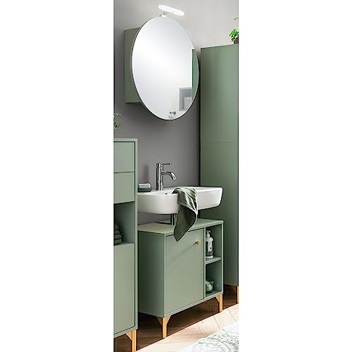 Lomadox Bad Waschplatz Badmöbel Set Set Spiegelschrank Waschtischunterschrank in Mint, B/H/T: ca. 65/200/33,1 cm Lomadox Bad Waschplatz Badmöbel Set Set Spiegelschrank Waschtischunterschrank in Mint, B/H/T: ca. 65/200/33,1 cm von Lomadox