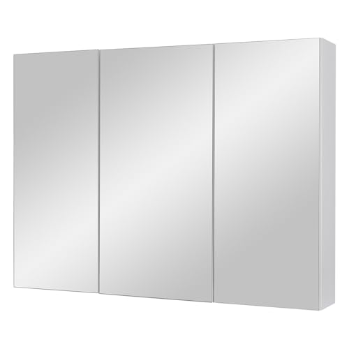 Lomadox Badezimmer Spiegelschrank Spiegel Badspiegel 80cm in weiß von Lomadox