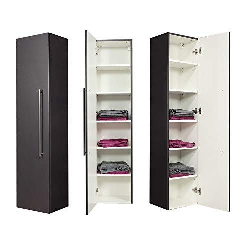 Lomadox Badmöbel Hochschrank in anthrazit Seidenglanz B/H/T 35/150/30cm Lomadox Badmöbel Hochschrank in anthrazit Seidenglanz B/H/T 35/150/30cm von Lomadox