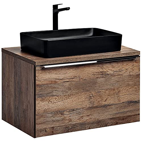 Lomadox Badmöbel Waschtisch Unterschrank Set 80cm in Vintage Oak Eiche Nb. 2 Softclose Schubkästen, 60cm Keramik-Waschbecken Lomadox Badmöbel Waschtisch Unterschrank Set 80cm in Vintage Oak Eiche Nb. 2 Softclose Schubkästen, 60cm Keramik-Waschbecken von Lomadox