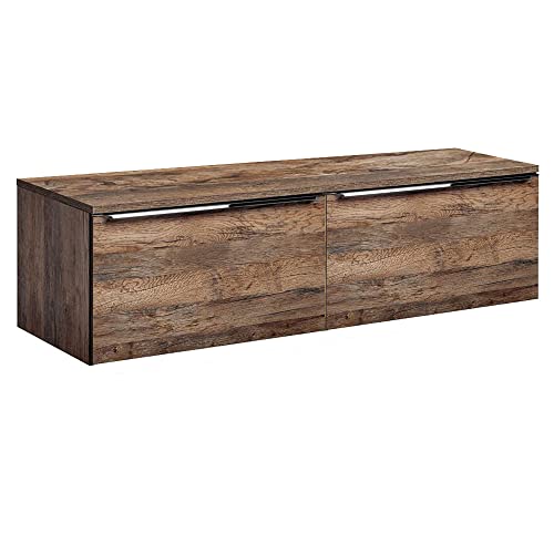 Lomadox Badmöbel Waschtisch Waschbecken-Unterschrank Set 160cm, Vintage Oak Eiche, 2 Softclose-Auszüge, B/H/T 160/48,5/46 cm Lomadox Badmöbel Waschtisch Waschbecken-Unterschrank Set 160cm, Vintage Oak Eiche, 2 Softclose-Auszüge, B/H/T 160/48,5/46 cm von Lomadox