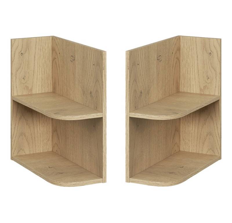 Lomadox Badregal DURANGO-56, Eckregal-Unterschrank, 20 cm breit, in Eiche von Lomadox