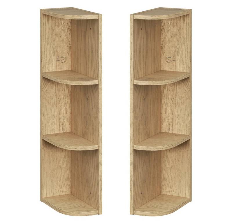 Lomadox Badregal DURANGO-56, Eckregal hängend, 15 cm breit, in Eiche von Lomadox