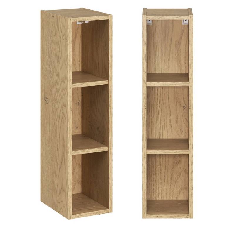 Lomadox Badregal DURANGO-56, Hängeregal, 20 cm breit, in Eiche von Lomadox