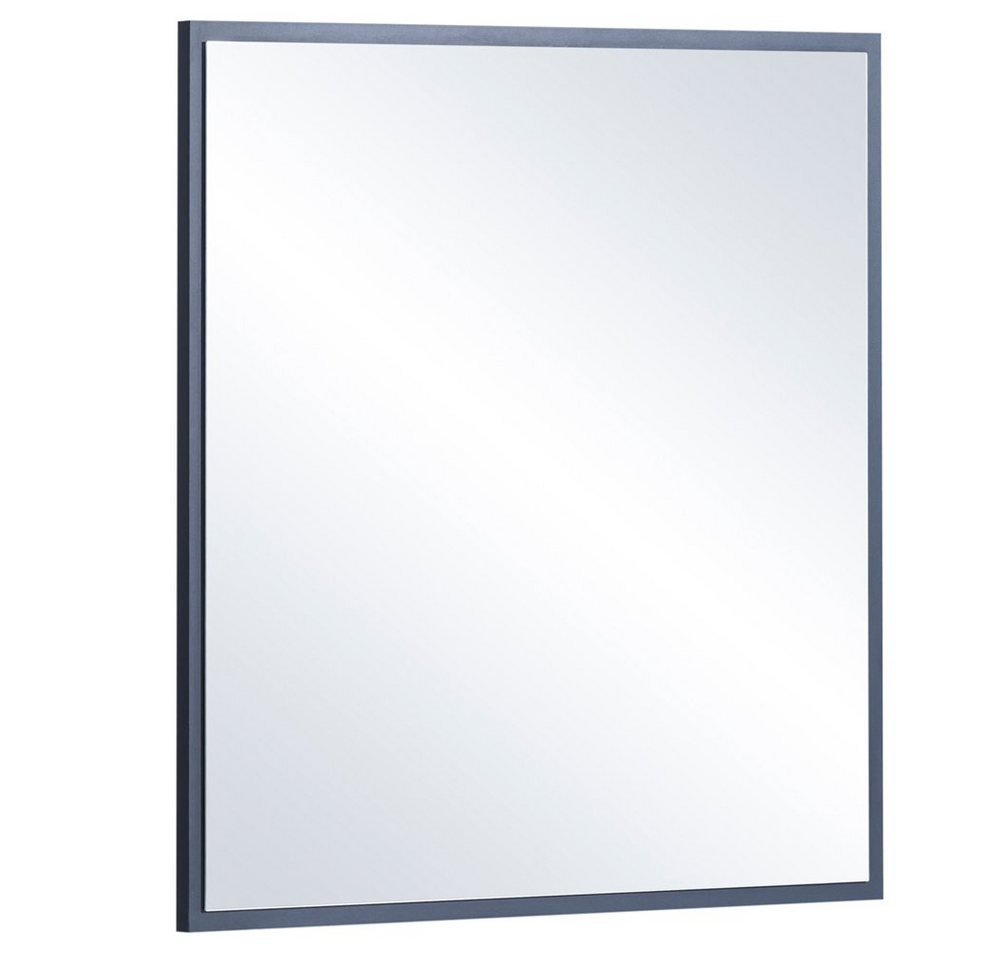 Lomadox Wandspiegel KELLA-80, Flur Spiegel Garderobenspiegel quadratisch blau 67x67x3 cm von Lomadox