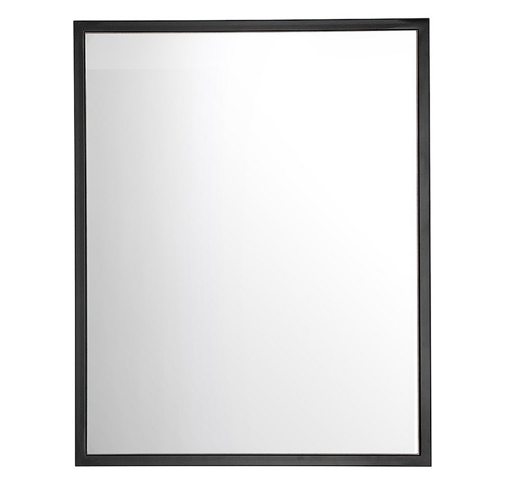 Lomadox Badspiegel MANHATTAN-56, Spiegel Wandspiegel Hängespiegel schwarz, B/H/T ca. 60/75/2,5cm von Lomadox