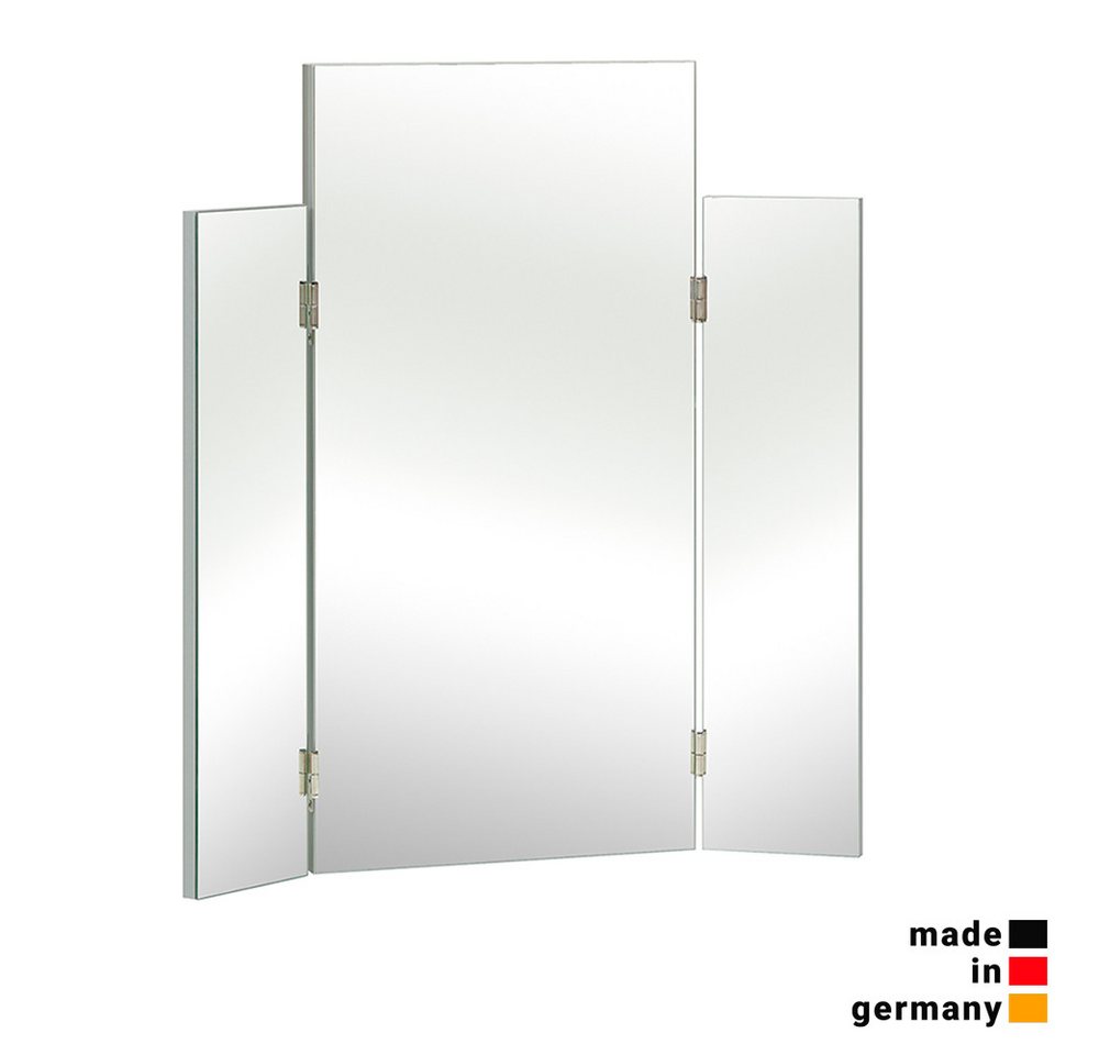 Lomadox Badspiegel NEMI-66, Badezimmer Spiegel mit 3D Funktion in weiß, B/H/T: ca. 72/80/4,5 cm von Lomadox