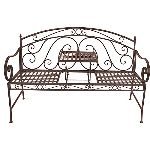 Lomadox Bank Gartenbank Terrassenbank mit hochklappbarem Tisch, 146 cm breit Lomadox Bank Gartenbank Terrassenbank mit hochklappbarem Tisch, 146 cm breit von Lomadox