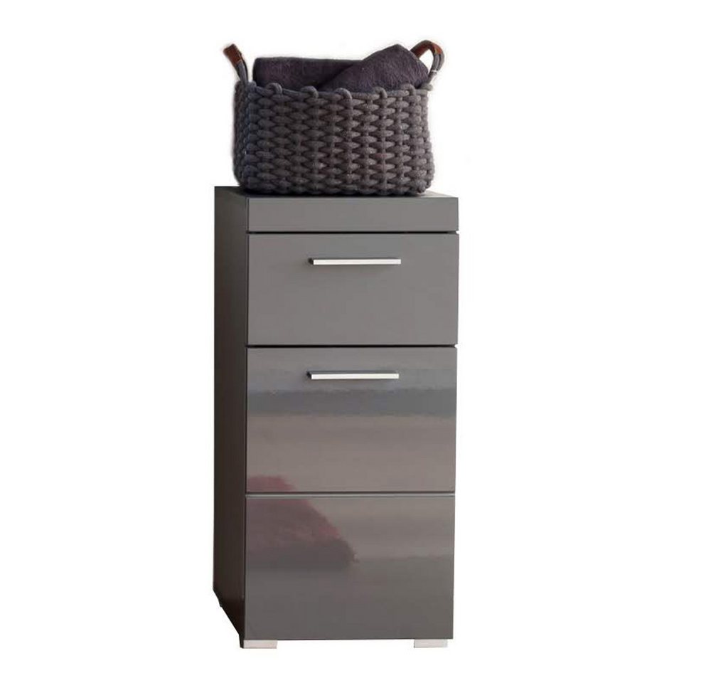 Lomadox Beistellschrank ALTENA-19 Badezimmer Schrank hängend in Grau Hochglanz, 37x79x31 cm Lomadox Beistellschrank ALTENA-19 Badezimmer Schrank hängend in Grau Hochglanz, 37x79x31 cm von Lomadox