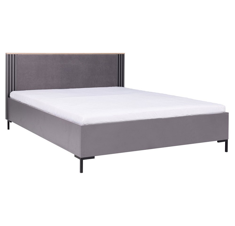 Lomadox Bettgestell ANTIGUA-133, Anthrazit mit Eiche, 160 x 200 cm Liegefläche, Bettkasten Lomadox Bettgestell ANTIGUA-133, Anthrazit mit Eiche, 160 x 200 cm Liegefläche, Bettkasten von Lomadox