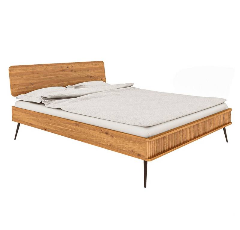 Lomadox Bettgestell KABALA-165, Liegefläche 200x210 cm, Eiche massiv geölt von Lomadox
