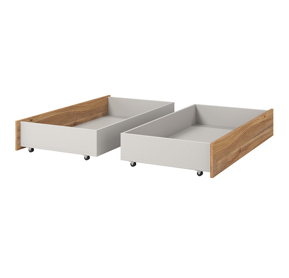 Lomadox Bettschubkasten ISPARTA-83, Eiche Nb., 2er Set, auf Rollen Lomadox Bettschubkasten ISPARTA-83, Eiche Nb., 2er Set, auf Rollen von Lomadox