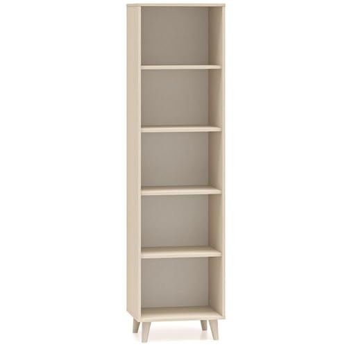 Lomadox Bücherregal 50 cm breit in Sandbeige mit fühlbarer Struktur, 8 offene Fächer schmal offenes Regal Stauraumschrank Lomadox Bücherregal 50 cm breit in Sandbeige mit fühlbarer Struktur, 8 offene Fächer schmal offenes Regal Stauraumschrank von Lomadox
