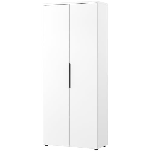 Lomadox Büromöbel Aktenschrank 81cm, weiß von Lomadox