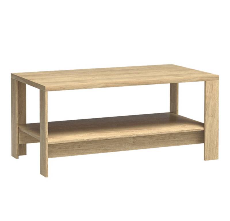 Lomadox Couchtisch MEGARA-161, Wohnzimmertisch Beistelltisch modern in braun mit Eiche Hickory Design von Lomadox