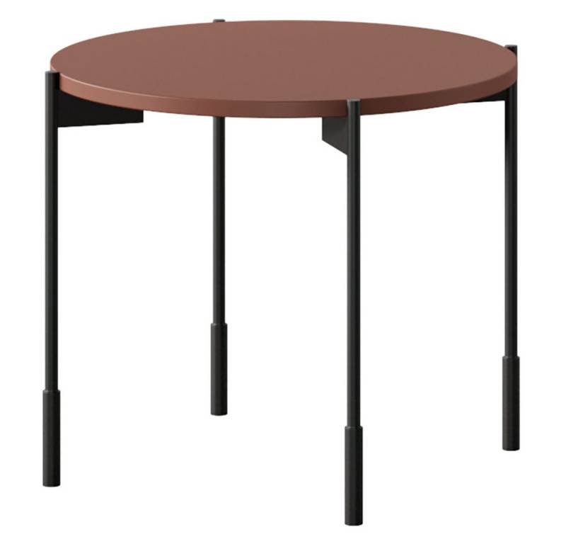 Lomadox Couchtisch SPLIT-141, burgunder rot matt 49 cm rund Tischbeine Metall schwarz Lomadox Couchtisch SPLIT-141, burgunder rot matt 49 cm rund Tischbeine Metall schwarz von Lomadox
