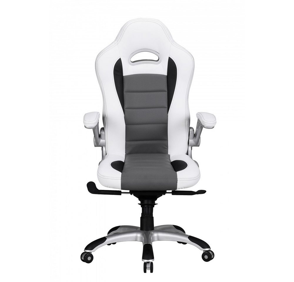 Lomadox Drehstuhl, Schreibtischstuhl Bürostuhl Gaming-Stuhl in weiß, ca. 70/126/70 cm von Lomadox
