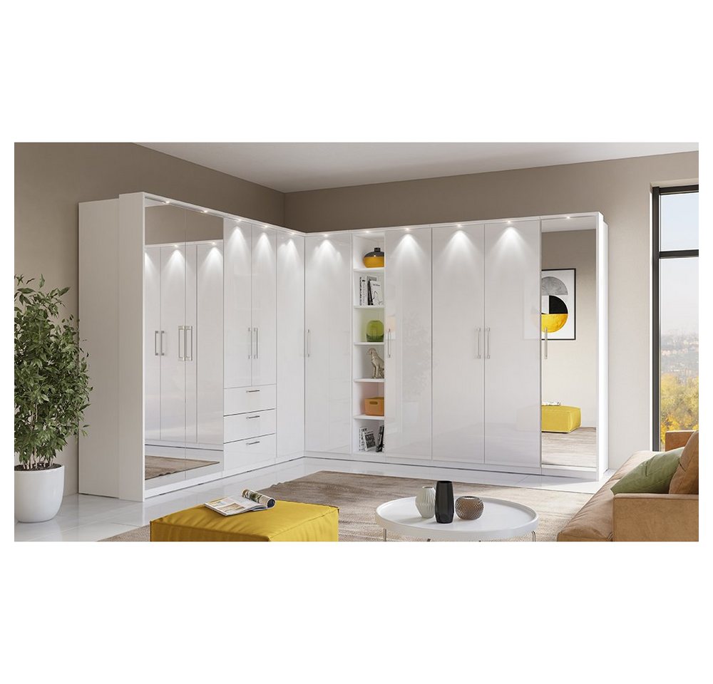 Lomadox Kleiderschrank OLMO-83 weiß mit Fronten in Hochglanz 607/217/63 cm Lomadox Kleiderschrank OLMO-83 weiß mit Fronten in Hochglanz 607/217/63 cm von Lomadox
