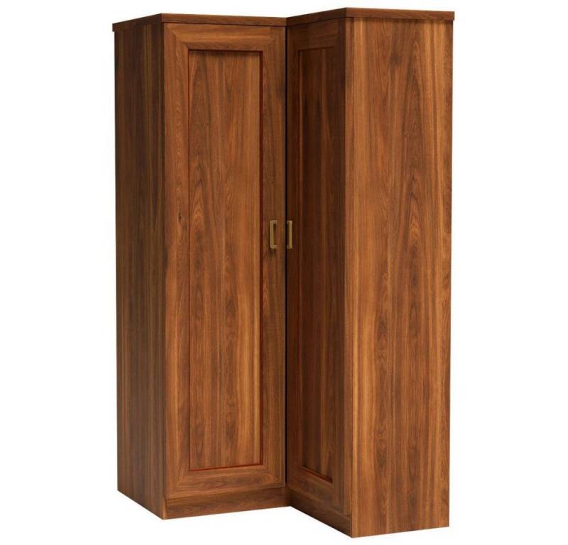 Lomadox Eckschrank TEORA-161 in Eiche Alteiche Kleiderstange Einlegeböden von Lomadox