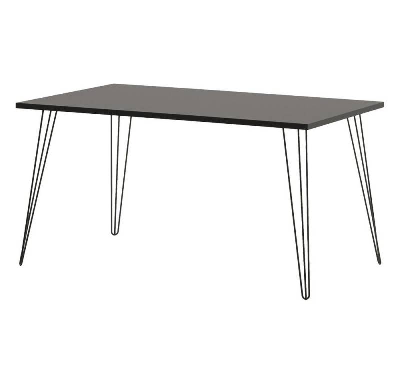 Lomadox Esstisch FRISCO-80, grau Tischbeine schwarz matt Schreibtisch Tisch 140x74x80 cm Lomadox Esstisch FRISCO-80, grau Tischbeine schwarz matt Schreibtisch Tisch 140x74x80 cm von Lomadox