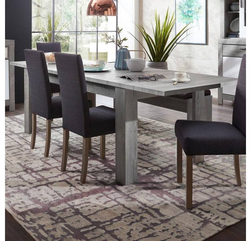 Lomadox Esstisch GRONAU-55, 180-260cm in Haveleiche Optik ausziehbar BxHxT: 180-260x76x90cm von Lomadox