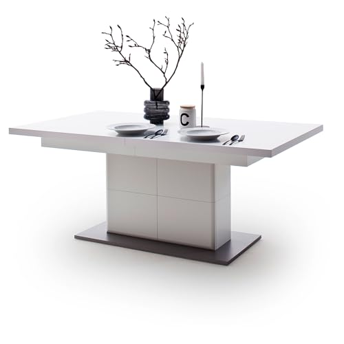 Lomadox Esstisch Tisch Esszimmertisch weiß matt ausziehbar 180-230-280 cm Lomadox Esstisch Tisch Esszimmertisch weiß matt ausziehbar 180-230-280 cm von Lomadox