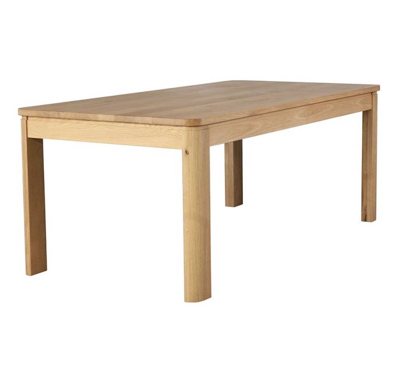 Lomadox Esstisch WELLAND-69, 200x100 cm, Eiche massiv geölt von Lomadox