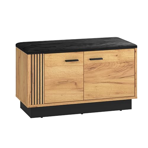 Lomadox Flur Diele Garderobe Schuhbank Bank Schuhschrank 80cm, in Gold Craft Eiche Lomadox Flur Diele Garderobe Schuhbank Bank Schuhschrank 80cm, in Gold Craft Eiche von Lomadox