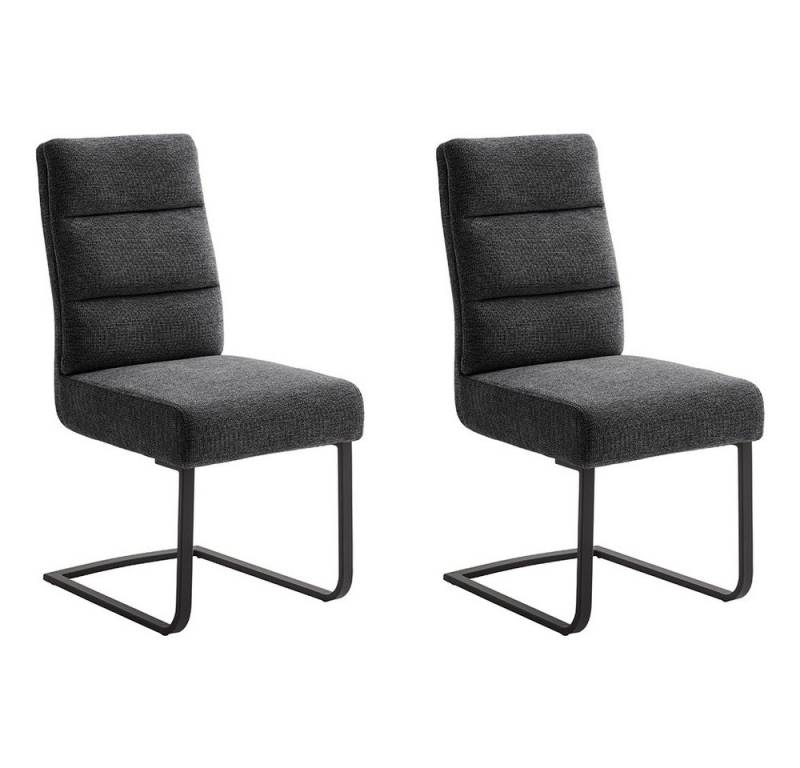 Lomadox Freischwinger SVELVIK-05, mit Metallgriff in anthrazit 47/96/64 cm von Lomadox