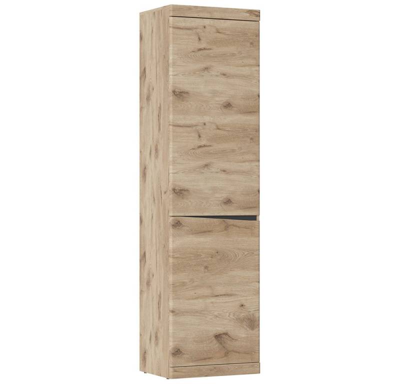 Lomadox Garderobenschrank TRIPOLI-129 Schrank mit Kleiderstange modern in Eiche von Lomadox