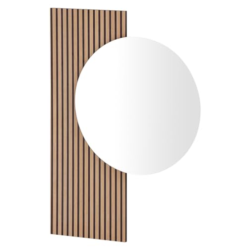 Lomadox Garderobenspiegel Flurspiegel in Akustikpaneel-Optik, Modern von Lomadox